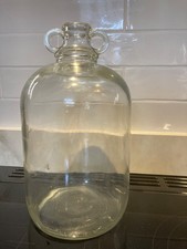 Demijohn Glass Bottle Wine / Beer Making Double Handled. Used 5 litre. 