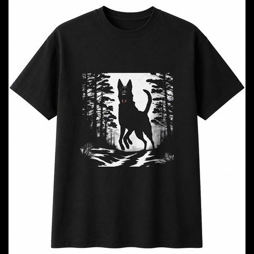 Double exposure dutch shepherd - dutch,