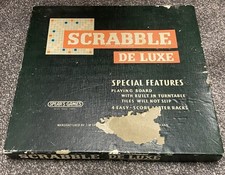  Scrabble De Luxe 1973 Vintage