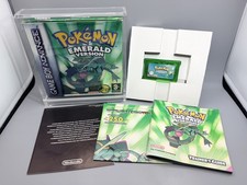 Complete in Box CIB Genuine ✅ Pokemon Emerald Nintendo Gameboy Advance GBA