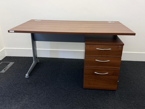 Office desk with drawer - desk, 3