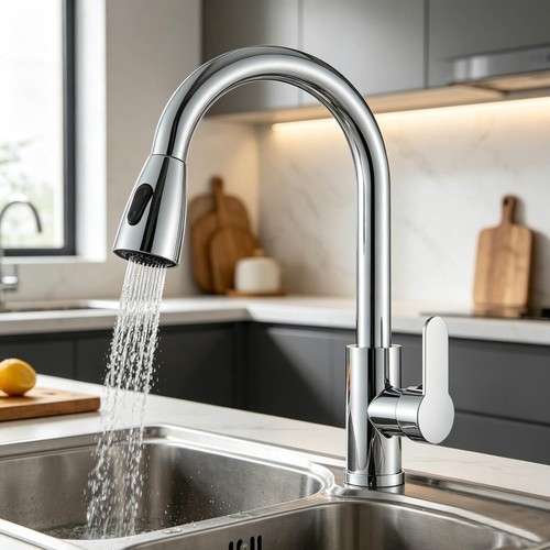 Kitchen sink mixer taps - sink,
