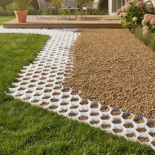 Core drive gravel - core, grid