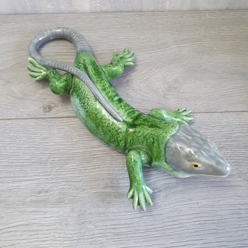 Vintage lizard ornament gecko - lizard,