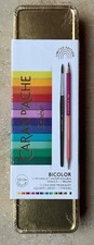 SINGLE PIECE! CARAN D’ACHE Prismalo: 12 Water Soluble Bi Color Pens + Brushes