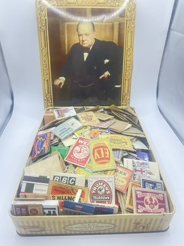 Collection vtg match box - of,