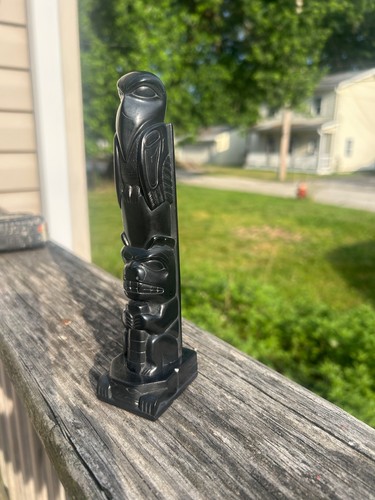 Argillite figure tom - argillite, by