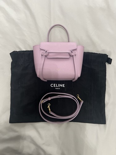 Celine nano belt bag rose - nano,