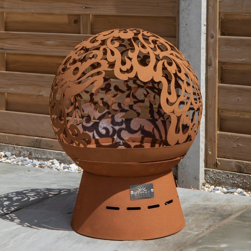 57cm steel helios fireglobe - 57cm,