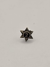 Vintage Original Scout Long Service Lapel Badge 2 Years- Star Shaped Metal 