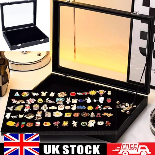 Badge storage box chest pin - box,