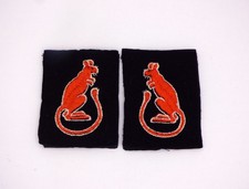 Pair WWII period 7th Armoured