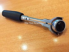 BRITOOL HALLMARK 1/4 DRIVE FLEXI ROTATING HEAD RATCHET - BLACK GRIP 40 TOOTH