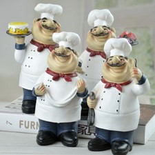  Chef Ornament Retro Kitchen Accessories Decoration Statue Ornaments Cafe