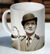 Patrick Macnee Steed The Avengers BW Ceramic Coffee Mug - Cup
