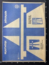 KRAFTWERK - AUTOBAHN B  1975 Original Magazine Advert M91
