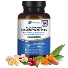 Glucosamine and Chondroitin Complex – 200 Tablets | 8 Nutrition for Joint Care