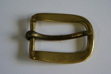 HEAVY SOLID BRASS BELT BUCKLE