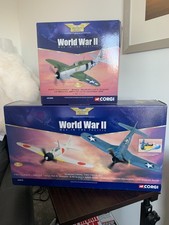 CORGI 1:72 AA99120 F4U CORSAIR, A6M2 ZERO-GUADALCANAL + AA33805 P47D THUNDERBOLT