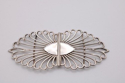 Victorian silver nurses buckle