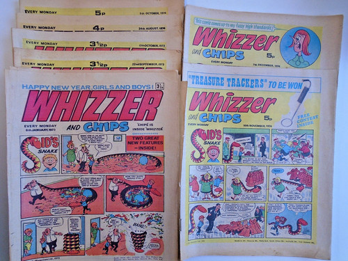 Whizzer and chips comics - comics, 1973