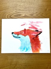 Original Acrylic Fox Painting