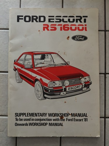 Ford escort mk3 rs1600i - ford,