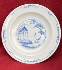 1994 ISIS ART POTTERY OXFORD DEBORAH SEARS PLATE PALLADIAN DESIGN 22.5cm VGC