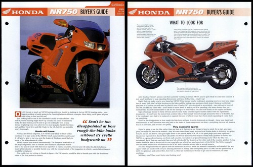 Honda nr750 buyers guide - guide,