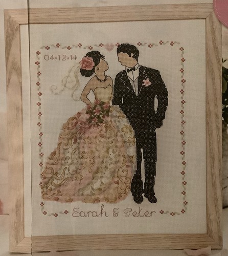Cross stitch chart wedding - chart,