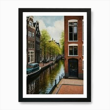 Amsterdam Canal Art Print
