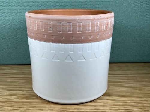 Part white glazed terracotta - part,