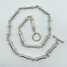 Chunky Sterling Silver Tubular