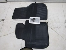 09-15 Skoda Superb 3T Mk2 LHD Front Rubber Floor Mats Genuine 3T1061551 26R17