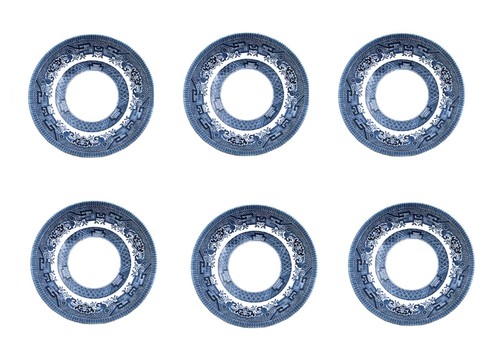 Churchill blue willow china - churchill,