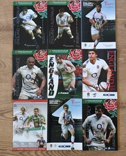 England Rugby Union Programmes