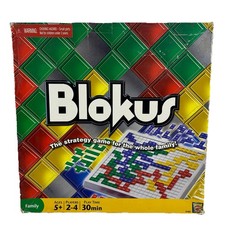 Blokus Board Game Mattel 2009 Strategy Tile Game Complete in Rough Box