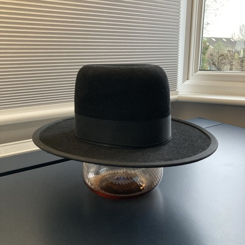 Jewish hasidic hat black size - hat,