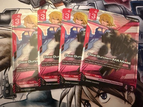 Gundam card game playset - card,