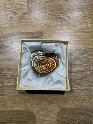 Murano style glass heart - murano,