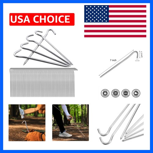 Pack tent pegs 7 inch - 40, pegs,