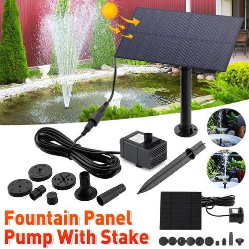 Solar fountain pump kit - pump, 7v