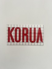 Korua logo Snowboard Sticker /
