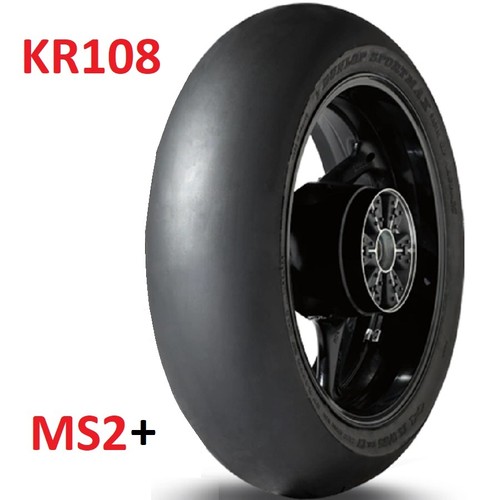 Motorcycle slick tyre dunlop - slick,