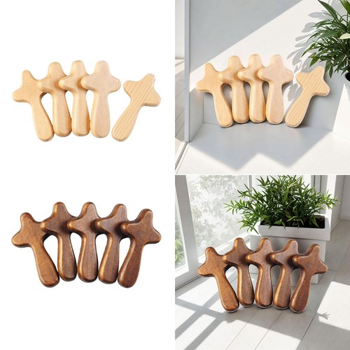 Pocket crosses wooden - pocket,
