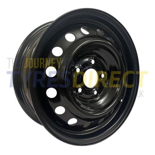 Black van steel wheels - x4,