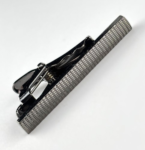 Vintage black tie clip - vintage, with