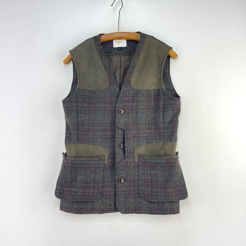 Chameau tweed waistcoat - chameau,