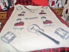 THE BEATLES OFFICIAL WOOLEN BLANKET 1964 WITNEY AWESOME CONDITION 60 YEARS OLD !