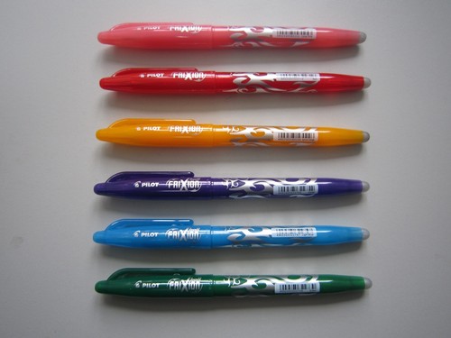 Pilot frixion erasable - erasable, rub